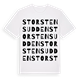 Storstensudden ordlek t-shirt