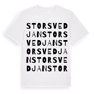 Storsvedjan ordlek t-shirt – ekologisk bomull t-shirt från Pinshirt