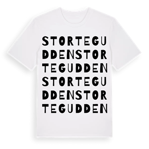 Stortegudden ordlek t-shirt – ekologisk bomull t-shirt från Pinshirt