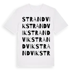 Strandvik ordlek t-shirt – ekologisk bomull t-shirt från Pinshirt