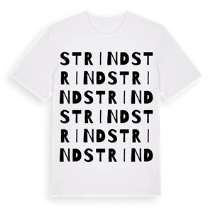 Strind ordlek t-shirt – ekologisk bomull t-shirt från Pinshirt