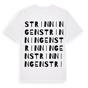 Strinningen ordlek t-shirt – ekologisk bomull t-shirt från Pinshirt