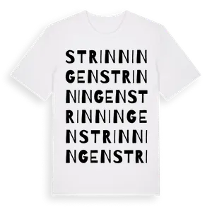 Strinningen ordlek t-shirt – ekologisk bomull t-shirt från Pinshirt