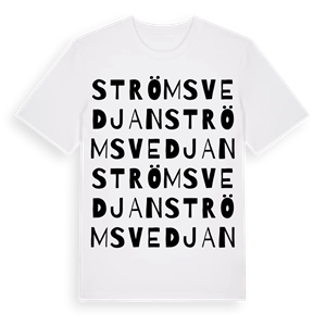Strömsvedjan ordlek t-shirt – ekologisk bomull t-shirt från Pinshirt