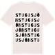 Vintage White t-shirt med Stugusjön ordlek t-shirt