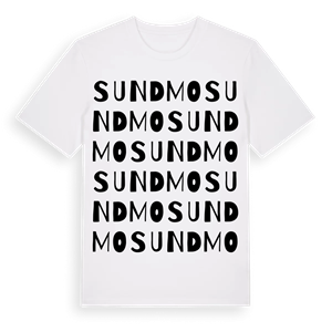 Sundmo ordlek t-shirt – ekologisk bomull t-shirt från Pinshirt