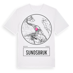 Sundsbruk t-shirt – ekologisk bomull t-shirt från Pinshirt