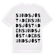 White t-shirt med Sundsjöstaden ordlek t-shirt