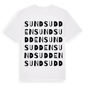 Sundsudden ordlek t-shirt – ekologisk bomull t-shirt från Pinshirt