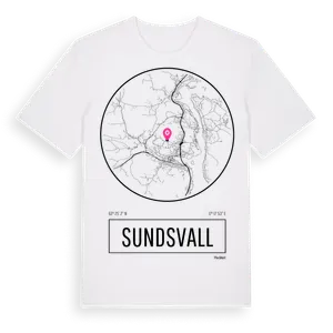 Sundsvall t-shirt – ekologisk bomull t-shirt från Pinshirt
