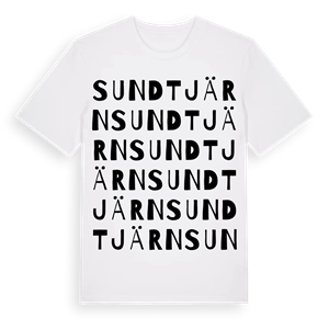 Sundtjärn ordlek t-shirt – ekologisk bomull t-shirt från Pinshirt