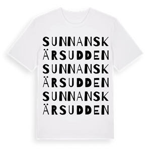 Sunnanskärsudden ordlek t-shirt – ekologisk bomull t-shirt från Pinshirt
