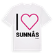 Jag älskar Sunnås t-shirt stort tryck