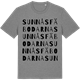 Mid Heather Gray t-shirt med Sunnåsfäbodarna ordlek t-shirt