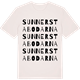 Vintage White t-shirt med Sunnerstabodarna ordlek t-shirt
