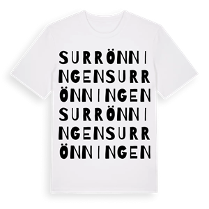 Surrönningen ordlek t-shirt – ekologisk bomull t-shirt från Pinshirt