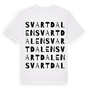 Svartdalen ordlek t-shirt – ekologisk bomull t-shirt från Pinshirt