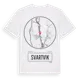 White t-shirt med Svartvik t-shirt