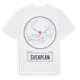 White t-shirt med Sveaplan t-shirt