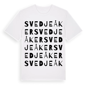 Svedjeåker ordlek t-shirt – ekologisk bomull t-shirt från Pinshirt