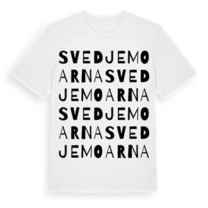 Svedjemoarna ordlek t-shirt – ekologisk bomull t-shirt från Pinshirt
