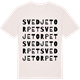 Vintage White t-shirt med Svedjetorpet ordlek t-shirt