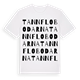 Tannflobodarna ordlek t-shirt