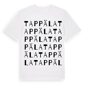 Tappäla ordlek t-shirt – ekologisk bomull t-shirt från Pinshirt