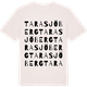 Vintage White t-shirt med Tarasjöberg ordlek t-shirt