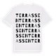 Terrassen ordlek t-shirt