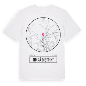 Timrå Distrikt t-shirt – ekologisk bomull t-shirt från Pinshirt
