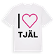 Jag älskar Tjäl t-shirt stort tryck
