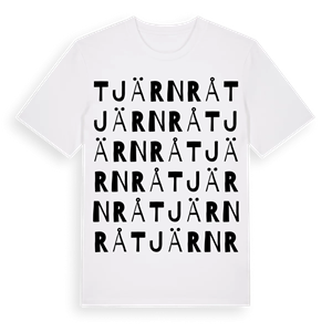 Tjärnrå ordlek t-shirt – ekologisk bomull t-shirt från Pinshirt