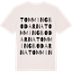 Vintage White t-shirt med Tommingbodarna ordlek t-shirt