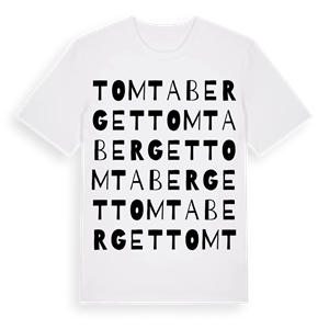 Tomtaberget ordlek t-shirt – ekologisk bomull t-shirt från Pinshirt
