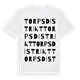 Torps distrikt ordlek t-shirt