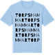 Blue Soul t-shirt med Torpshammar ordlek t-shirt