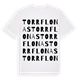 Torrflonas ordlek t-shirt