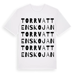 Torrvattenskojan ordlek t-shirt – ekologisk bomull t-shirt från Pinshirt