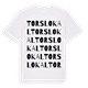 Tors lokal ordlek t-shirt