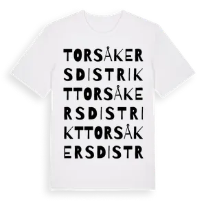 Torsåkers Distrikt ordlek t-shirt – ekologisk bomull t-shirt från Pinshirt