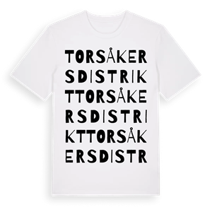 Torsåkers distrikt ordlek t-shirt – ekologisk bomull t-shirt från Pinshirt