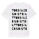 Torsåkers distrikt ordlek t-shirt