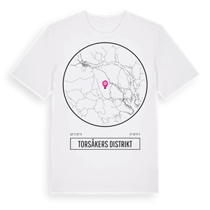 Torsåkers distrikt t-shirt – ekologisk bomull t-shirt från Pinshirt
