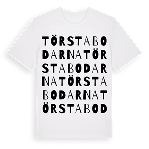 Törstabodarna ordlek t-shirt – ekologisk bomull t-shirt från Pinshirt