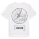 White t-shirt med Torsvik t-shirt