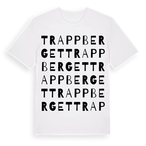 Trappberget ordlek t-shirt – ekologisk bomull t-shirt från Pinshirt