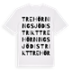 Trehörningsjö distrikt ordlek t-shirt