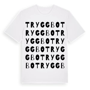 Tryggbo ordlek t-shirt – ekologisk bomull t-shirt från Pinshirt
