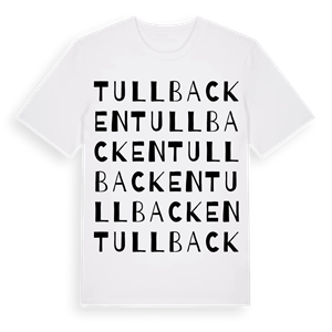 Tullbacken ordlek t-shirt – ekologisk bomull t-shirt från Pinshirt